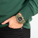 Casio, Men's Watch Analog-Digital, Black Dial Green Resin Band, HDC-700-3A2VDF product image