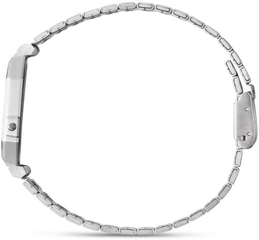 Casio Unisex Watch Vintage Collection Digital, Black Dial Silver Stainless Steel Strap, A700W-1ADF