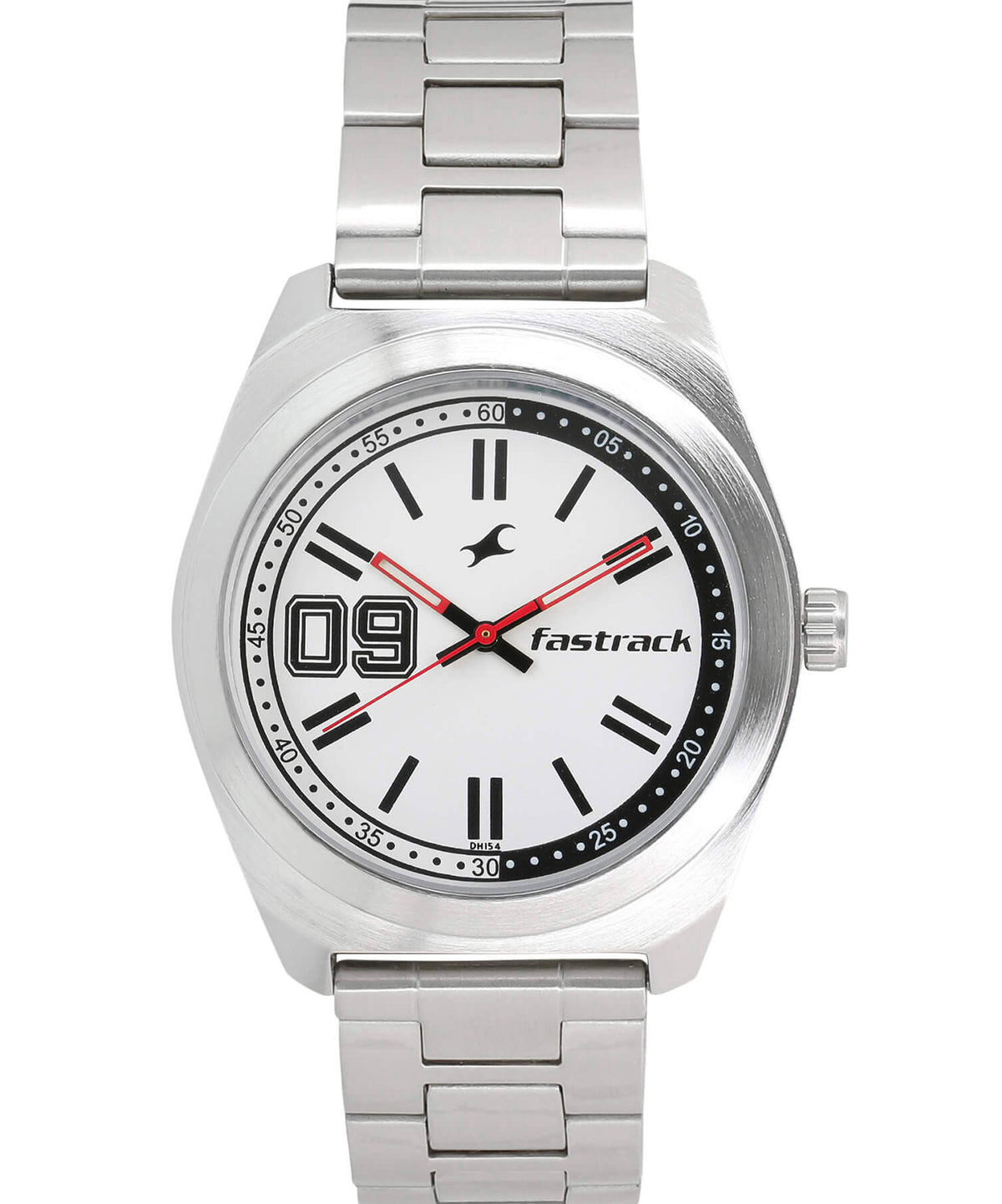 Fastrack, Men’s Watch Analog, White Dial Stainless Steel Strap, 3174SM01