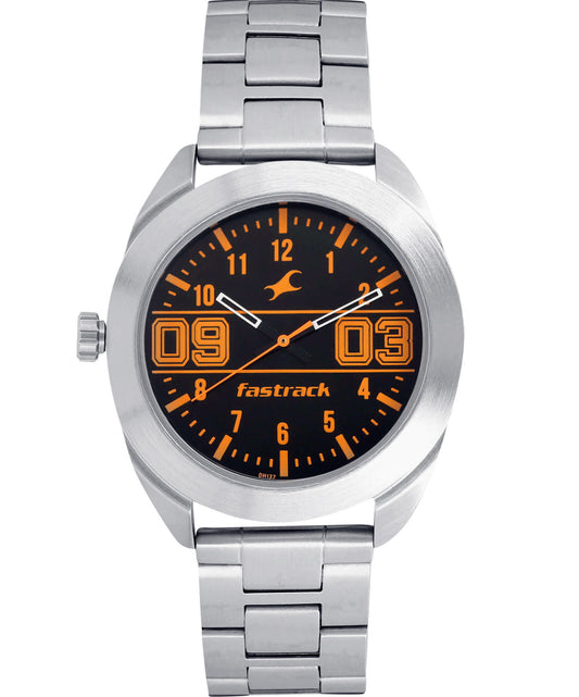 Fastrack, Men's, Analog Watch, with Stainless Steel Band, FA-3175SM02