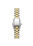 Lee Cooper Women's Analog Watch with White Mother Of Pearl Dial and Two Tone Stainless Steel Band, LC08155.220