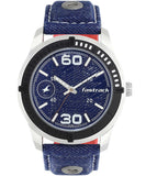 Fastrack, Men’s Watch Analog, Grey Dial Blue Denim Strap, 3189KL01