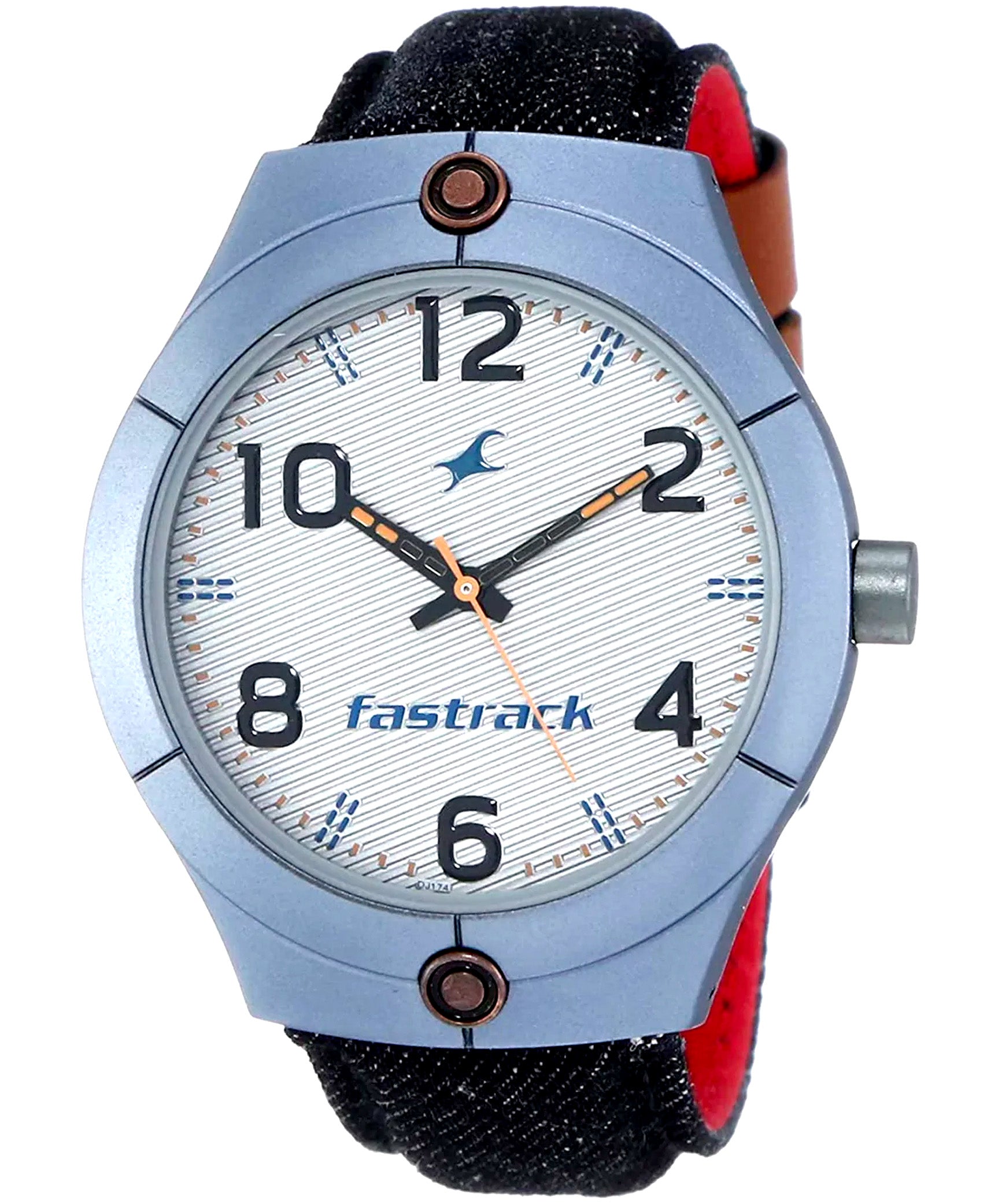 Fastrack, Men's Watch Analog, Grey Dial Denim Strap, 3191AL02 ...
