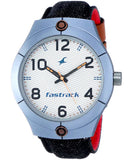 Fastrack, Men’s Watch Analog, Grey Dial   Denim Strap, 3191AL02