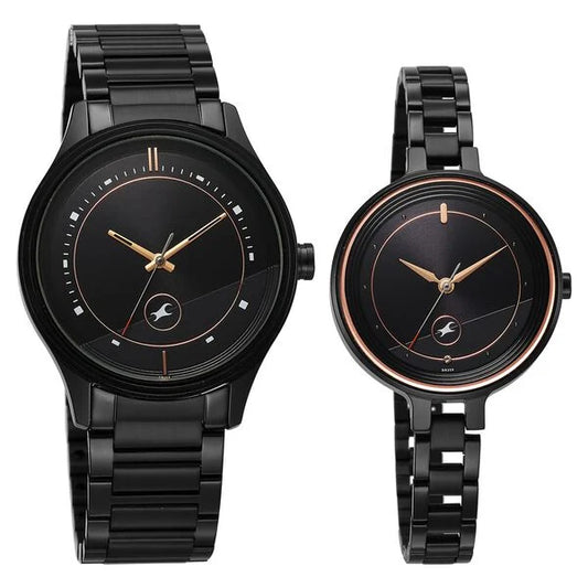 Fastrack, Men's, Analog Watch, Black Dial, with Stainless Steel Band, FA-3247NM01P