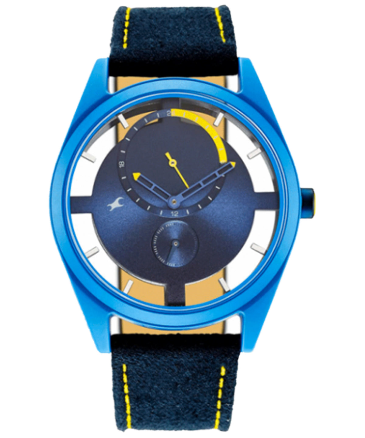 Fastrack, Men’s Watch Revibe Collection Analog , Blue Dial Blue Fabric Strap, 3256PF01