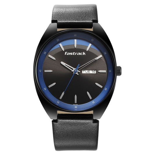 Fastrack, Men's, Analog Watch, Black Dial, with Leather Band, FA-3292NL01