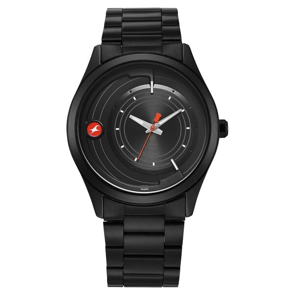 Fastrack, Men's, Analog Watch, Black Dial, with Stainless Steel Band, FA-3317NM02