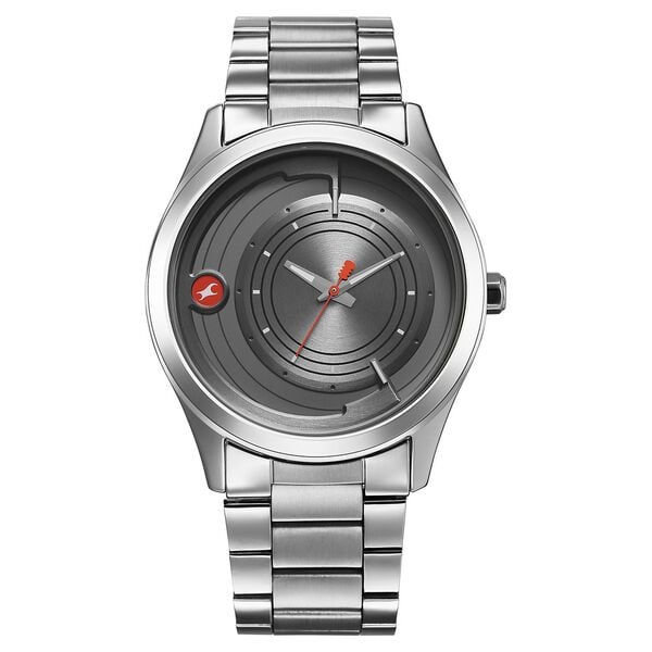 Fastrack, Men's, Analog Watch, Silver Dial, with Stainless Steel Band, FA-3317SM04