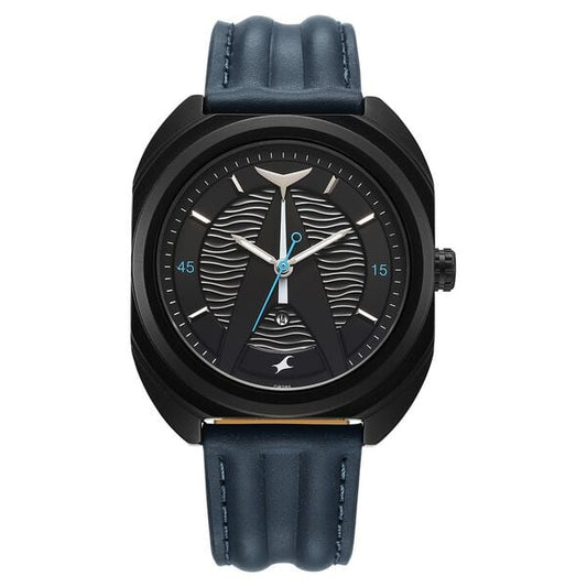 Fastrack, Men's, Analog Watch, Black Dial, with Leather Band, FA-3326NL01