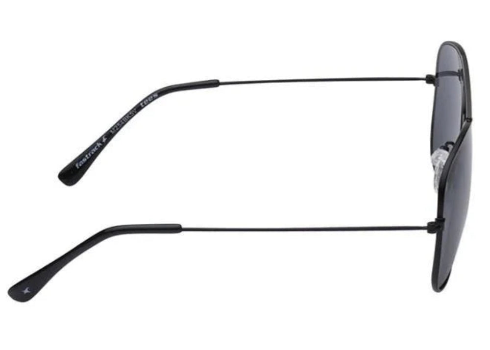 Fastrack Unisex Navigator Sunglasses, Black Lens, UV protected, M254BK5 - image 3