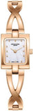 Lee Cooper Women's Analog Watch with White Mother Of Pearl Dial and Rose Gold Stainless Steel Band, LC08385.420