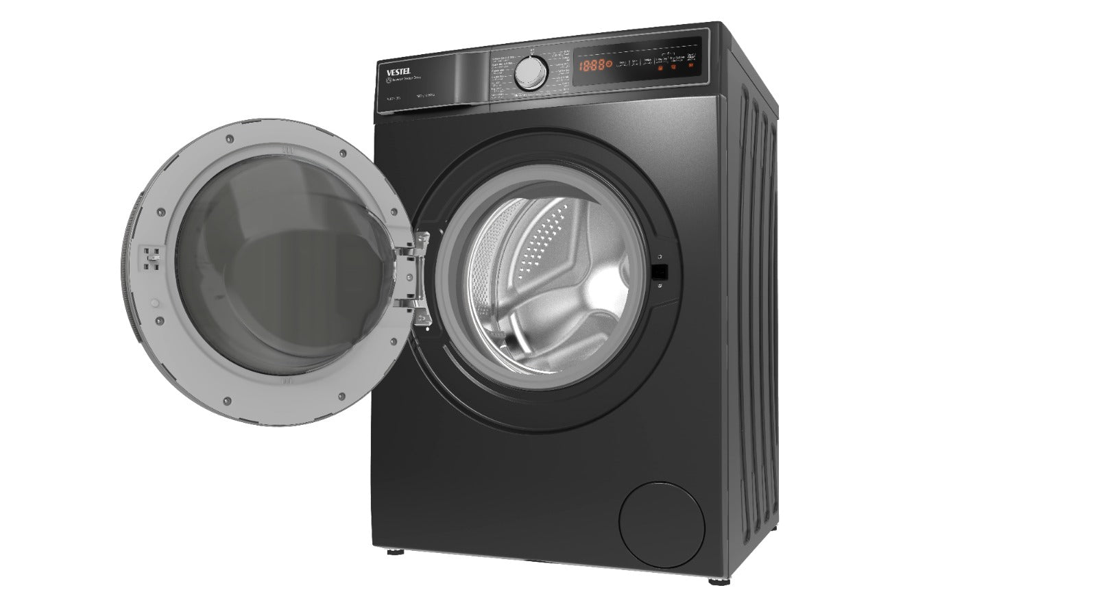 Vestel Front Load Washing Machine 9kg & Dryer 6kg, Silver, WDB914T2DS