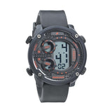 Fastrack, Men’s Digital Watch, Black Dial Black Rubber Strap, 38045PP03