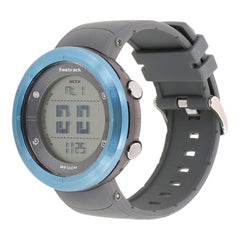 Fastrack, Men’s Digital Watch, Blue Dial Grey Rubber Strap, 38047PP03