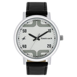 Fastrack, Men’s Watch Analog, White Dial   Leather Strap, 38052SL04