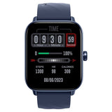 Fastrack Rider Smartwatch In Blue Strap with 4.64 cm TFT LCD Display, Single Sync BT Calling, 38100PP05