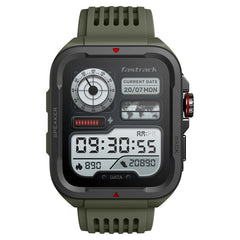 Fastrack Active with 4.64 CM UltraVU HD Display and Functional Crown Rugged Smartwatch with SingleSync Bluetooth Calling, 38101PP03