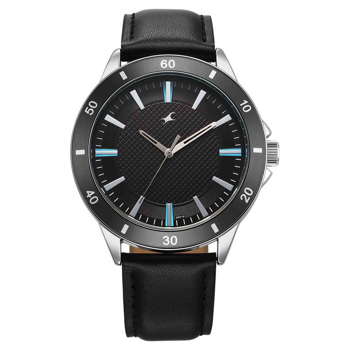 Fastrack, Men's, Analog Watch, Black Dial, with Leather Band, FA-38160SL03
