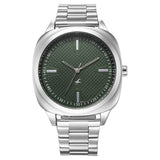 Fastrack Stunners Quartz Analog Men's Watch With Green Dial and Silver Stainless Steel Strap,38161SM01