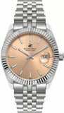 Beverly Hills Polo Club, Men's, Analog Watch, Silver Dial, with Stainless Steel Band, BH-BP3018X.380