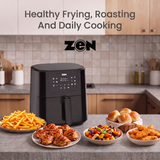 Zen, Digital Airfryer 5L, 1500 Watts, ZAF50D