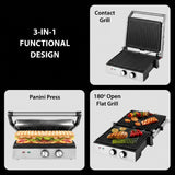 Zen Reversible Contact Grill-2000W , ZCG450ST