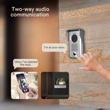 Commax Smart View IP Video Monitor 7" Connectable with PoE Switch + IP Door Bell Camera, CIP-70QPT-W.CIP-D20YS