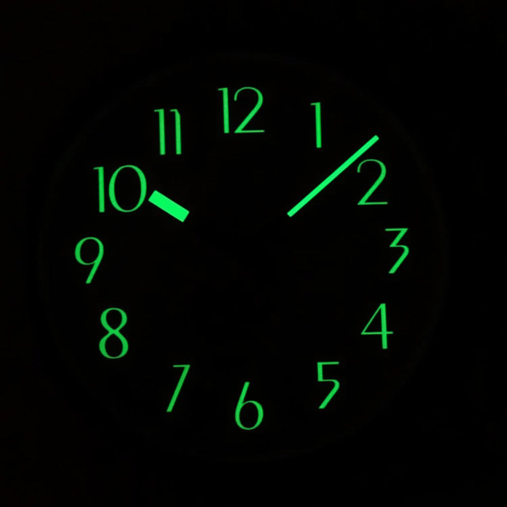 Rhythm Value Added Wall Clock | Super Luminous | Metallic Blue, CMG727NR04 Rhythm Wall Clock CMG727NR04