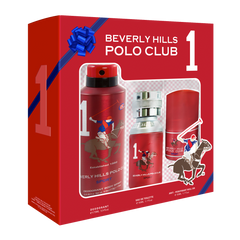 Beverly Hills Polo Club  Mastige 3pcs Set for Men EDT 50ml + Deo 175ml + 50ml Roll On-1, BHPC7020