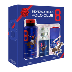 Beverly Hills Polo Club  Mastige 3pcs Set for Men EDT 50ml + Deo175ml + 50ml Roll On-8, BHPC7022