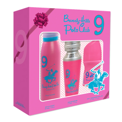 Beverly Hills Polo Club  Mastige 3pcs Set for Women EDP 50ml + Deo150ml + 50ml Roll On-9, BHPC7025