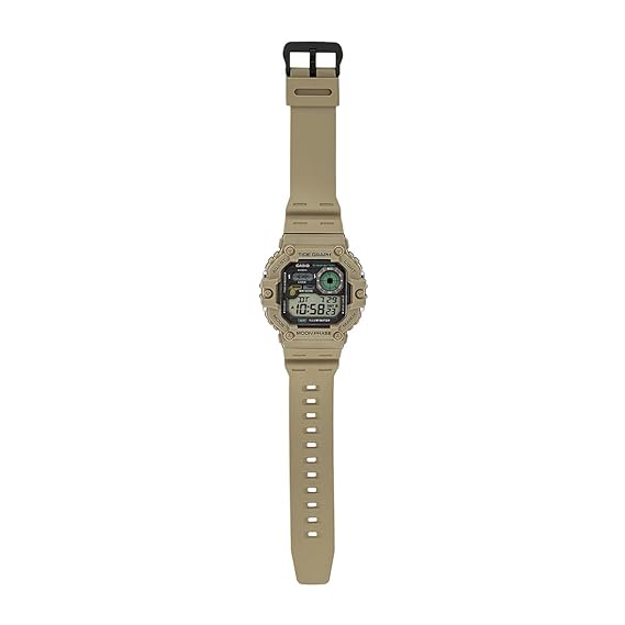 Casio Men's Watch Digital Dial with Brown Resin Band, WS-1700H-5AVDF