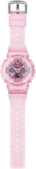 Baby-G Analog & Digital, Pink Dial Pink Resin Band Watch for Women, BA-130CV-4ADR