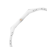 Titan Women's Edge Watch Ceramic Collection, White Dial White Ceramic Strap, 2653QC04