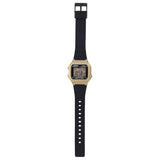 Casio, Menâ€™s Watch Digital, Gold Dial Black Resin Band, W-217HM-9AVDF