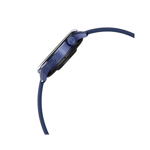 Titan Talk, Smart Watch Black Dial with BlueSilicone Strap, BT Calling, AI- Voice Assistant, Amoled Display,90156AP04