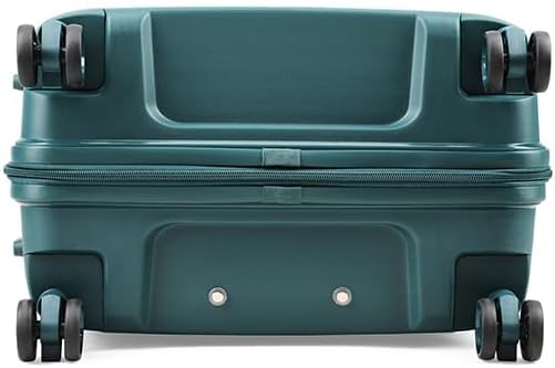 Carnival Plus 66cm Green 8 Wheel Hard Top Trolley, CARNIVALPLUS66GRN