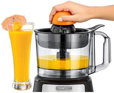 Black+Decker 600W 29 Functions  6 In 1 Food Processor With Chopper, Shredder, Blender, Grinder, Citrus Juicer & Dough Maker, FX650