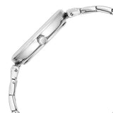 Titan Purple Women's Watch Analog Mother of Pearl Dial with Silver Stainless Steel Band, 95237SM01
