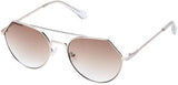 Fastrack Women's Oval Sunglasses, M192BR2F