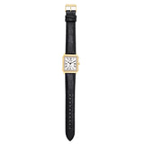Casio Men's Analog Watch White Dial with Black Leather Strap, MTP-B190GL-7BVDF