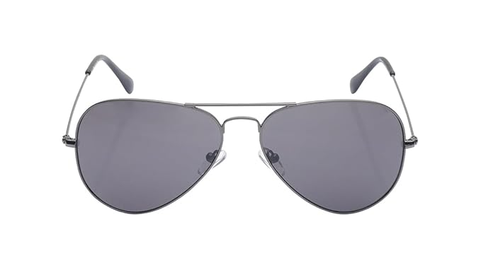 Fastrack Men's Aviator Sunglasses with Polarised and UV Protected Lens, M165BK41V