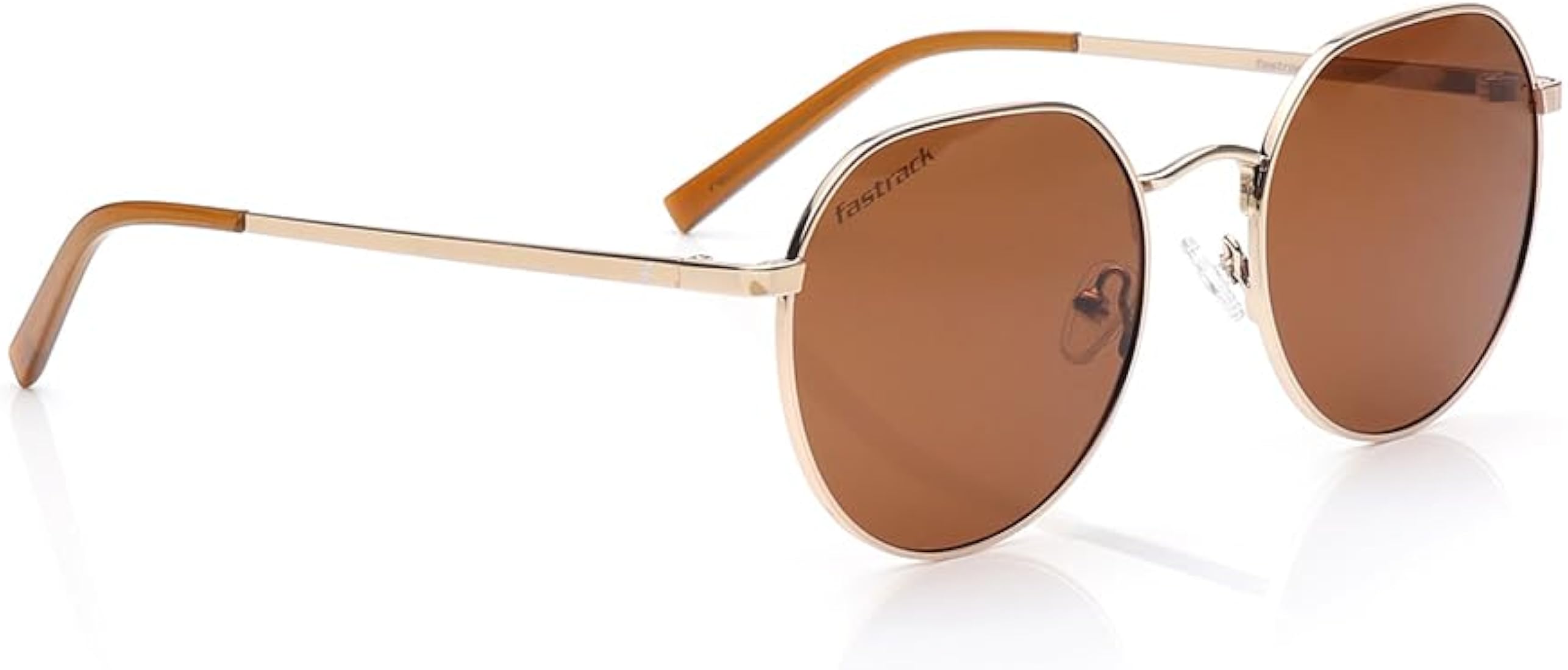 Fastrack Unisex Sunglasses, Brown Lens, Polarised and UV protected, M286BR2PV - image 2