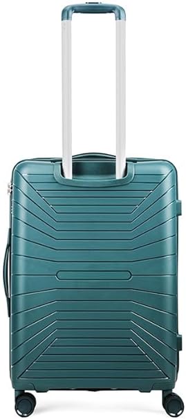 Carnival Plus 66cm Green 8 Wheel Hard Top Trolley, CARNIVALPLUS66GRN