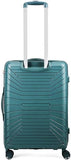 Carnival Plus 66cm Green 8 Wheel Hard Top Trolley, CARNIVALPLUS66GRN