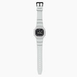 Casio Men's Watch Digital Black Dial with White Resin Band, W-218H-8BVDF