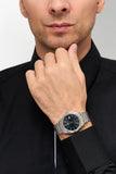 Casio Men's Watch Analog, Black Dial Silver Stainless Steel Strap,MTP-1183A-1ADF