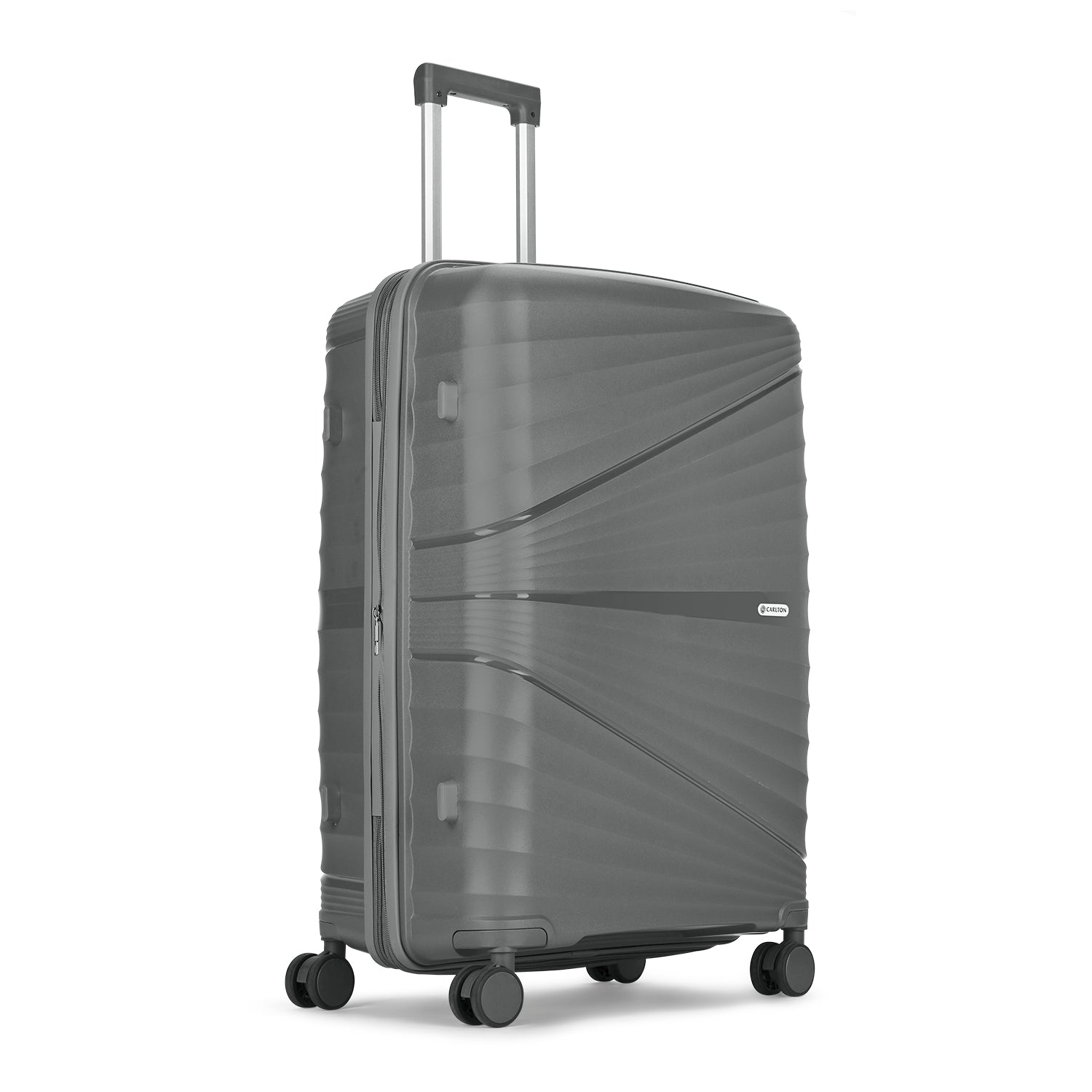 Carlton Hertford 66cm 8 Wheel Hard Top Trolley-Grey, HERTFORD66GY