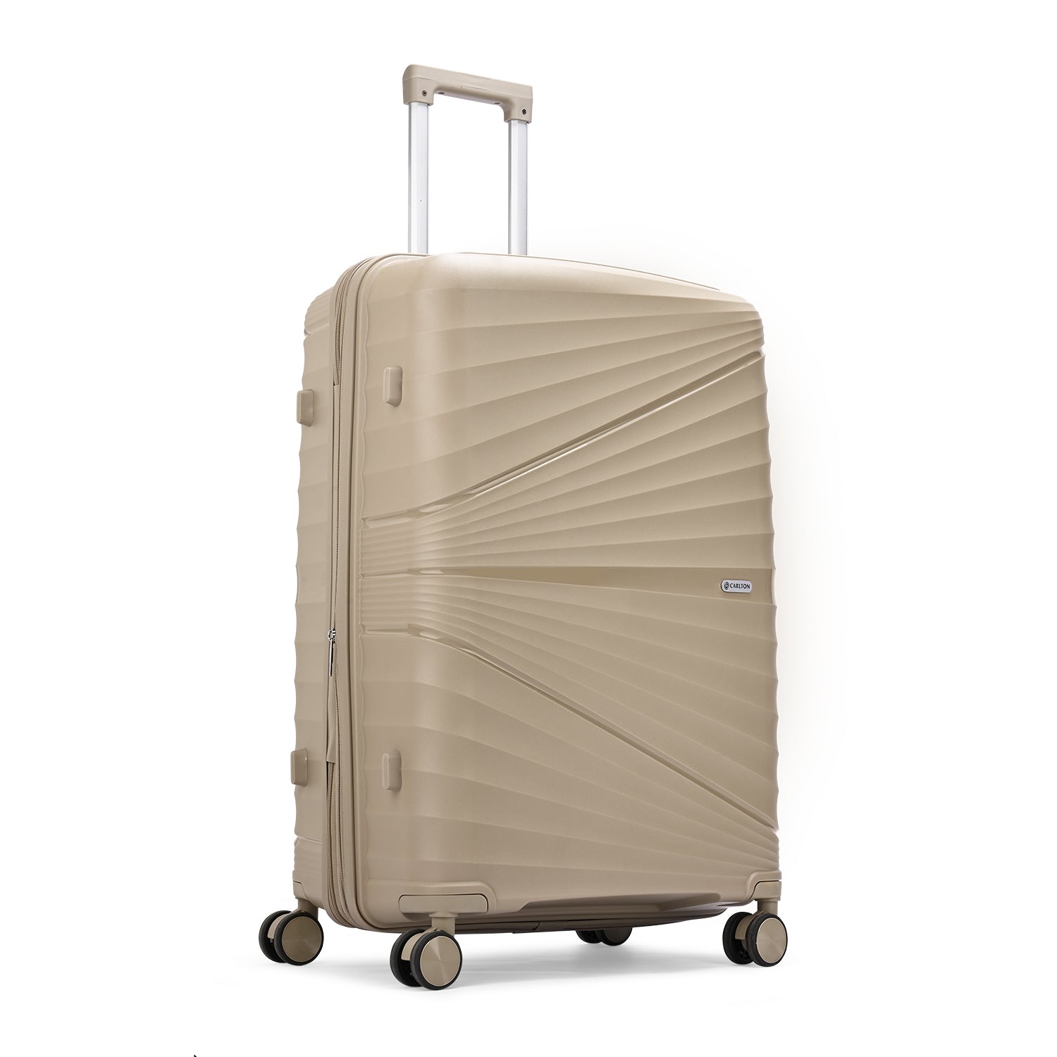 Carlton Hertford 76cm 8 Wheel Hard Top Trolley-Champagne, HERTFORD76CPA